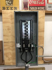 Internal Power Panel prior to hookup