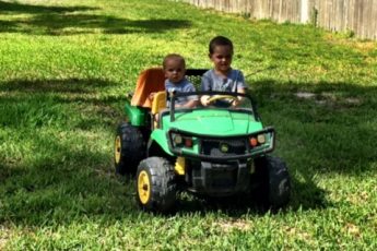 Kids on Deere