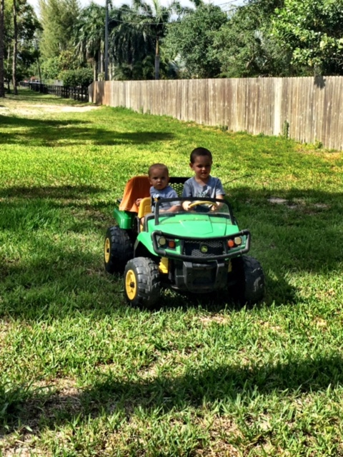 Kids on Deere